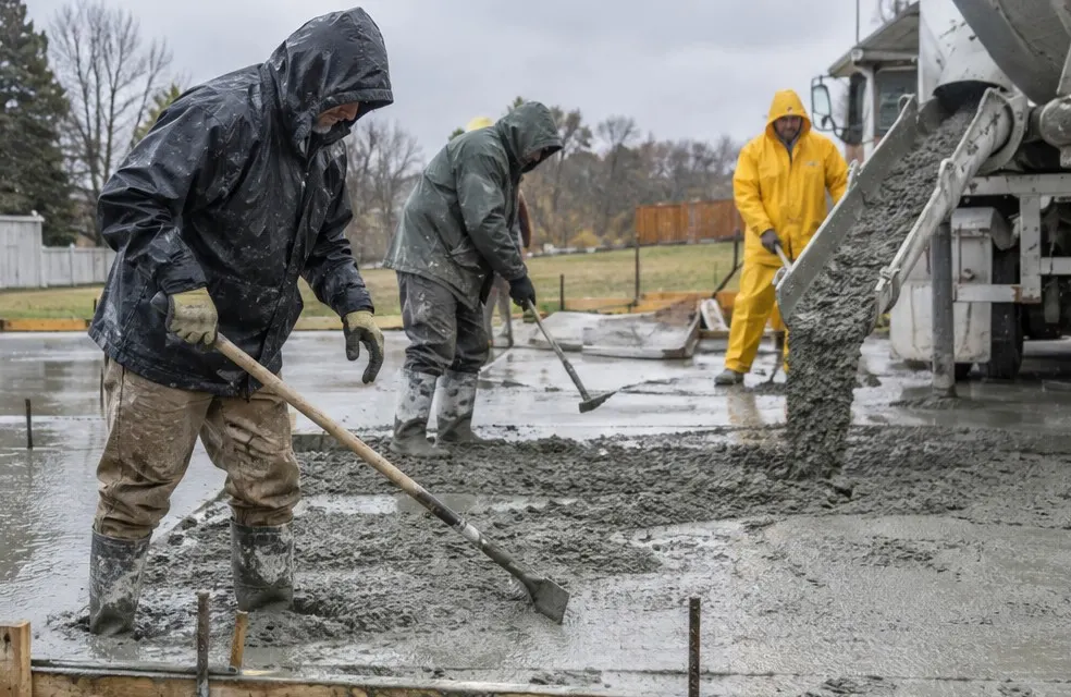 Concrete Weather and Season Planning: Pour Days, Rain Days and the Slow Months